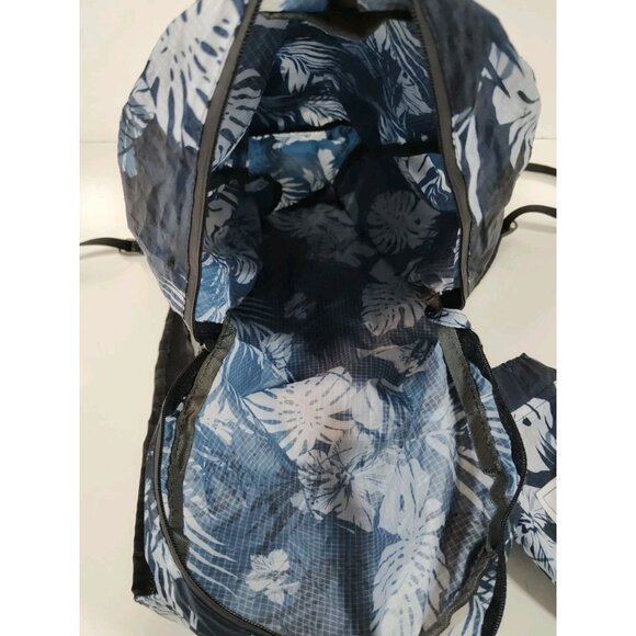 4Monster 63D Traveling Light Packable Backpack Water Resistant 16L Hawaiian Blue - Picture 6 of 8